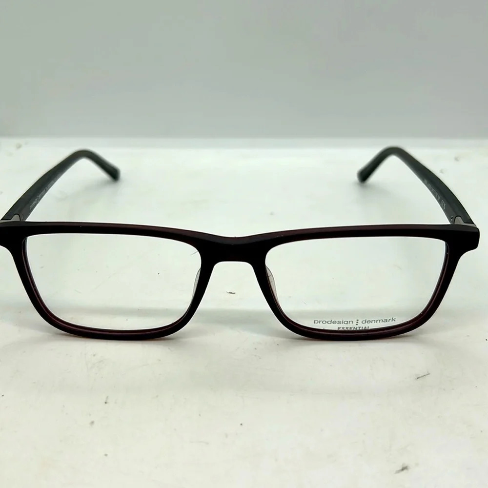 ProDesign Denmark 3658 Eyeglasses Frames Case RXable 4031 Red Dark Matt NWT a
